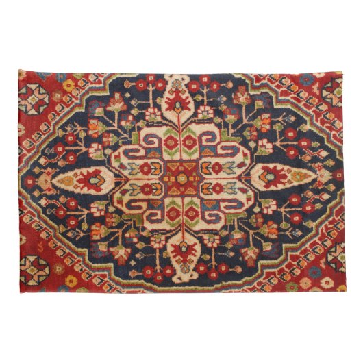 Antiek Rode Perzische Kilim Rug Kussensloop (Achterkant-Rechts)