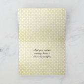 Antiek rode roze Parchment Polka Dots Sympathie Kaart (Binnen)