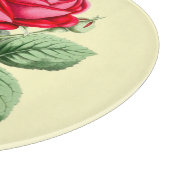 Antiek rode roze  snijvlak snijplank (Hoek)