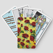 Antiek rode rozen tarot Kaarten dek (Achterkant)