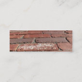 Antiek rode stenen mini visitekaartje (Achterkant)