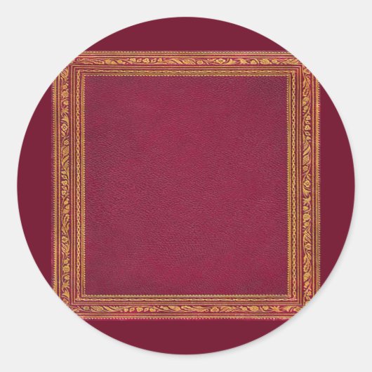 Antiek rode Stickers (Voorkant)