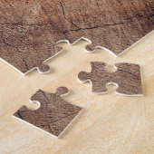 Antiek rode trekker legpuzzel (Zijkant)