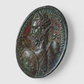 ANTIEK ROMAN BRONZE MEDALLION EMPEROR SEVERUS GROTE KLOK (Hoek)