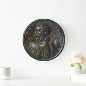 ANTIEK ROMAN BRONZE MEDALLION EMPEROR SEVERUS GROTE KLOK (Huis)