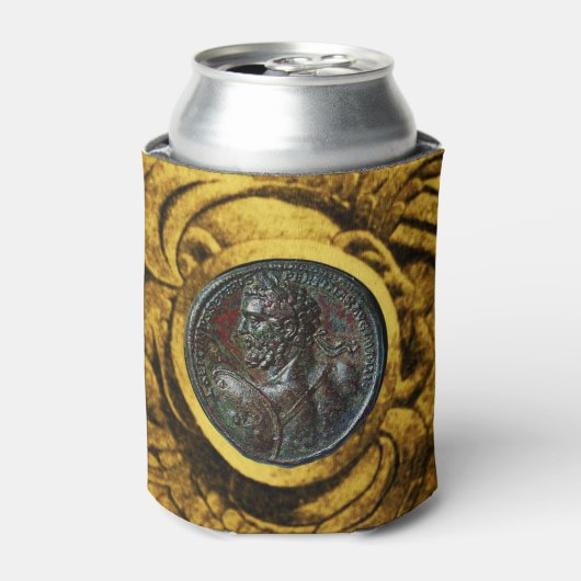 ANTIEK ROMAN BRONZE MEDALLION Gold Griffins Blikjeskoeler (Blikje Voorkant)