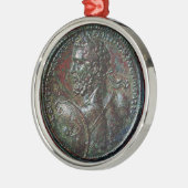ANTIEK ROMAN BRONZE MEDALLION SEPTIMUS SEVERUS METALEN ORNAMENT (Links)