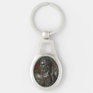 ANTIEK ROMAN BRONZE MEDALLION SEPTIMUS SEVERUS SLEUTELHANGER