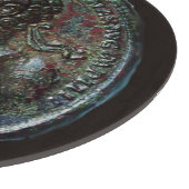 ANTIEK ROMAN BRONZE MEDALLION SEPTIMUS SEVERUS SNIJPLANK (Hoek)