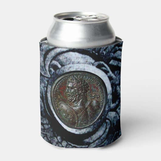 ANTIEK ROMAN BRONZE MEDALLION, Silver Griffins Blikjeskoeler (Blikje Voorkant)