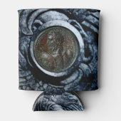 ANTIEK ROMAN BRONZE MEDALLION, Silver Griffins Blikjeskoeler (Voorkant)