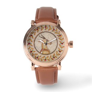 ANTIEK ROMAN MOSAICS / GAZZELLE HORLOGE