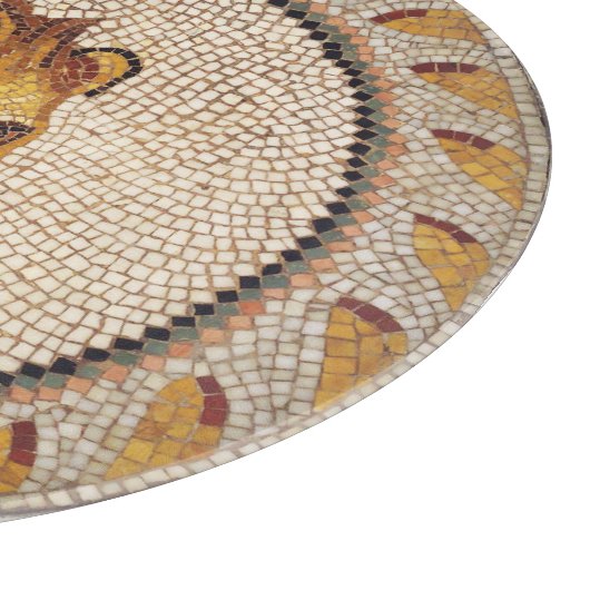 ANTIEK ROMAN MOSAICS / LION SNIJPLANK (Hoek)