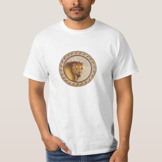ANTIEK ROMAN MOSAICS / LION T-SHIRT (Voorkant)