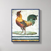 ANTIEK ROMAN MOSAICS / ROOSTER CANVAS AFDRUK (Voorkant)