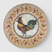 ANTIEK ROMAN MOSAICS / ROOSTER GROTE KLOK (Voorkant)