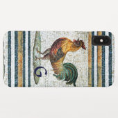 ANTIEK ROMAN MOSAICS/ROOSTER MONOGRAM Case-Mate iPhone CASE (Achterkant (horizontaal))
