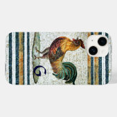 ANTIEK ROMAN MOSAICS/ROOSTER MONOGRAM Case-Mate iPhone CASE (Achterkant (horizontaal))
