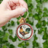 ANTIEK ROMAN MOSAICS/ROOSTER MONOGRAM SLEUTELHANGER (Hand)