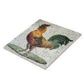 ANTIEK ROMAN MOSAICS/ROOSTER MONOGRAM TEGELTJE (Zijkant)