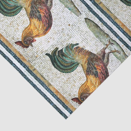 ANTIEK ROMAN MOSAICS / ROOSTER TISSUEPAPIER (Detail)