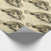 ANTIEK ROMAN MOSAICS / ROOSTERS CADEAUPAPIER (Hoek)