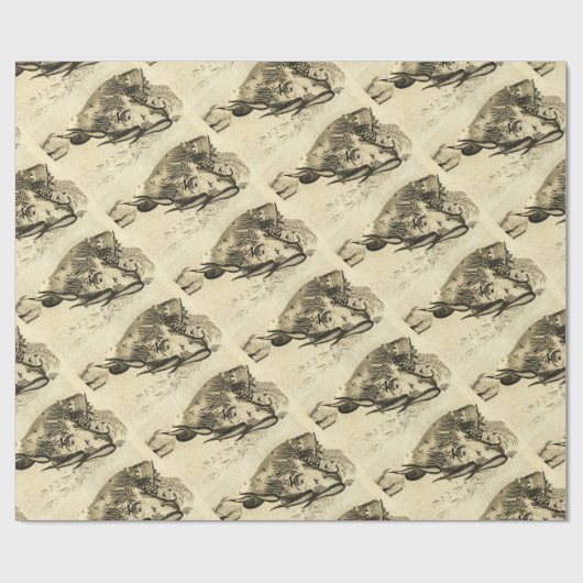 ANTIEK ROMAN MOSAICS / ROOSTERS CADEAUPAPIER (Vlak)