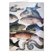 ANTIEK ROMAN MOSAICS, VISSEN, OCEAAN ZEE LIFE SCEN (Voorkant)