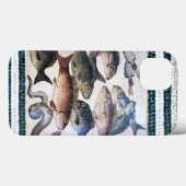 ANTIEK ROMAN MOSAICS, VISSEN, OCEAAN ZEE LIFE SCEN Case-Mate iPhone CASE (Achterkant (horizontaal))