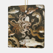 Antiek Roman Mozaïek Pompeii Zee Life Stone Mozaïe Keramisch Ornament (Links)