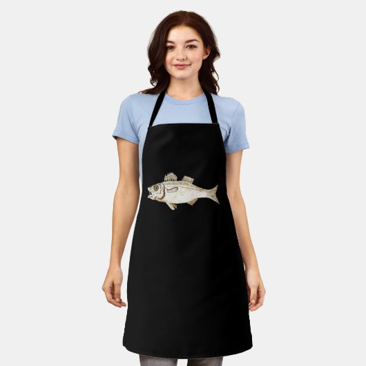 Antiek Roman Mozaïek Pompeii Zee Life Stone Mozaïe Schort (Gedragen)