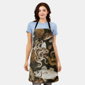 Antiek Roman Mozaïek Pompeii Zee Life Stone Mozaïe Schort (Gedragen)