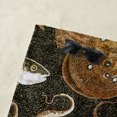 Antiek Roman Mozaïek Pompeii Zee Life Stone Mozaïe Strandlaken (In situ)