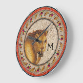 ANTIEK ROMAN MOZAÏEKEN/HET MONOGRAM VAN DE LEEUW GROTE KLOK (Hoek)