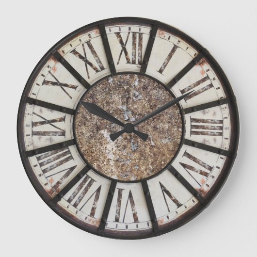 Antiek Roman Numerals Kitchen Wall Grote Klok (Voorkant)