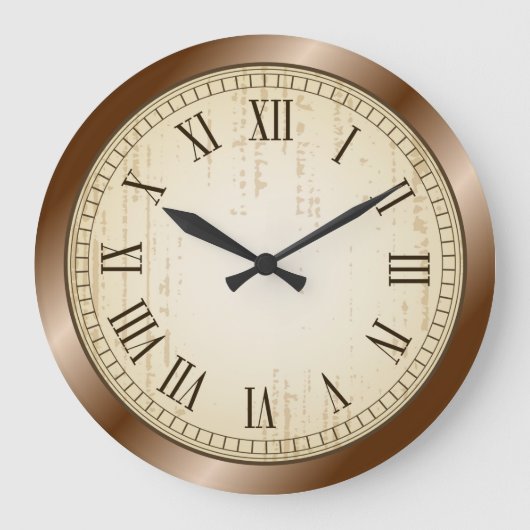 Antiek Roman Numerieke Klok van de Muur (Voorkant)