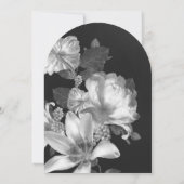 Antiek  Romantische BW-bruiloft Kaart (Achterkant)