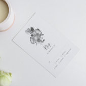 Antiek  Romantische BW-bruiloft RSVP Kaartje