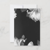 Antiek  Romantische BW-bruiloft RSVP Kaartje (Achterkant)