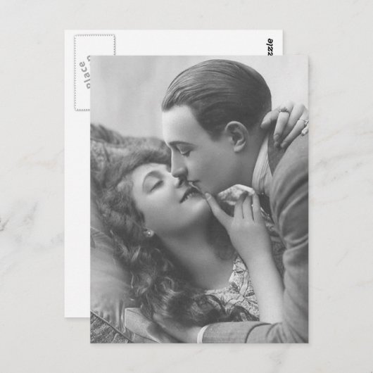 Antiek Romantische koppels Kaarten, cadeaus Briefkaart (Voorkant / Achterkant)