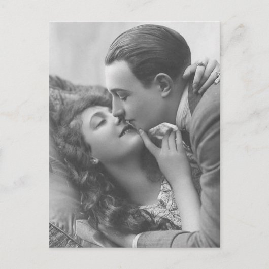 Antiek Romantische koppels Kaarten, cadeaus Briefkaart (Voorkant)