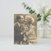  Antiek Romantische koppels Kaarten, cadeaus Briefkaart (Staand voorkant)