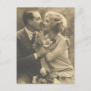  Antiek Romantische koppels Kaarten, cadeaus Briefkaart