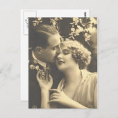 Antiek Romantische koppels Kaarten, cadeaus Briefkaart (Voorkant / Achterkant)