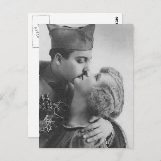  Antiek Romantische paren Kaarten (Voorkant / Achterkant)