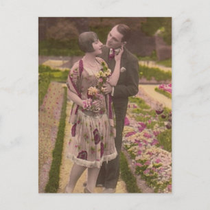  Antiek Romantische paren Kaarten