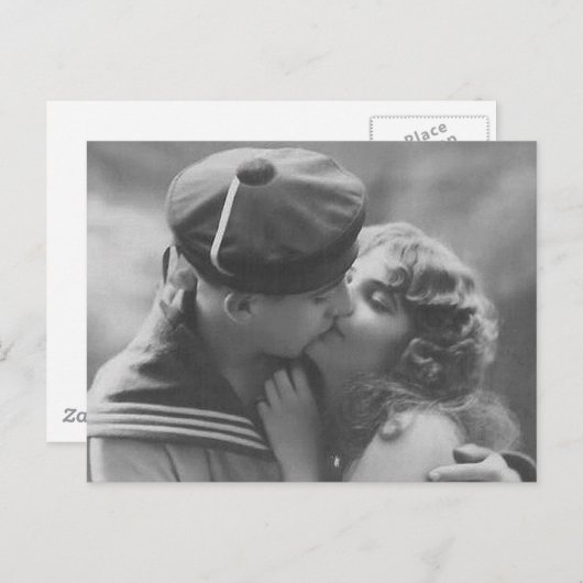  Antiek Romantische paren Kaarten (Voorkant / Achterkant)