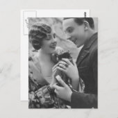  Antiek Romantische paren Kaarten (Voorkant / Achterkant)