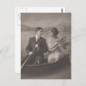  Antiek Romantische paren Kaarten (Voorkant / Achterkant)