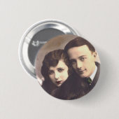  Antiek Romantische paren Kaarten Ronde Button 5,7 Cm (Voorkant /achterkant)